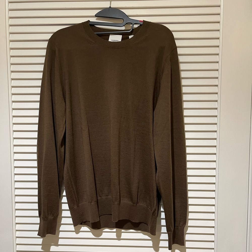 Burberry Bempton Elbow Patch Sweater